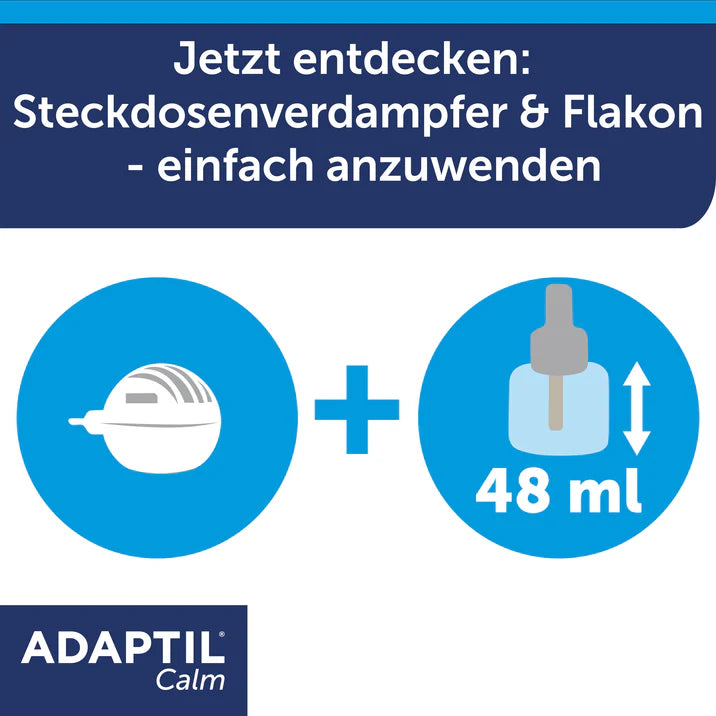 Pictogramm Adaptil Verdampfer und Größenangabe (48ml)