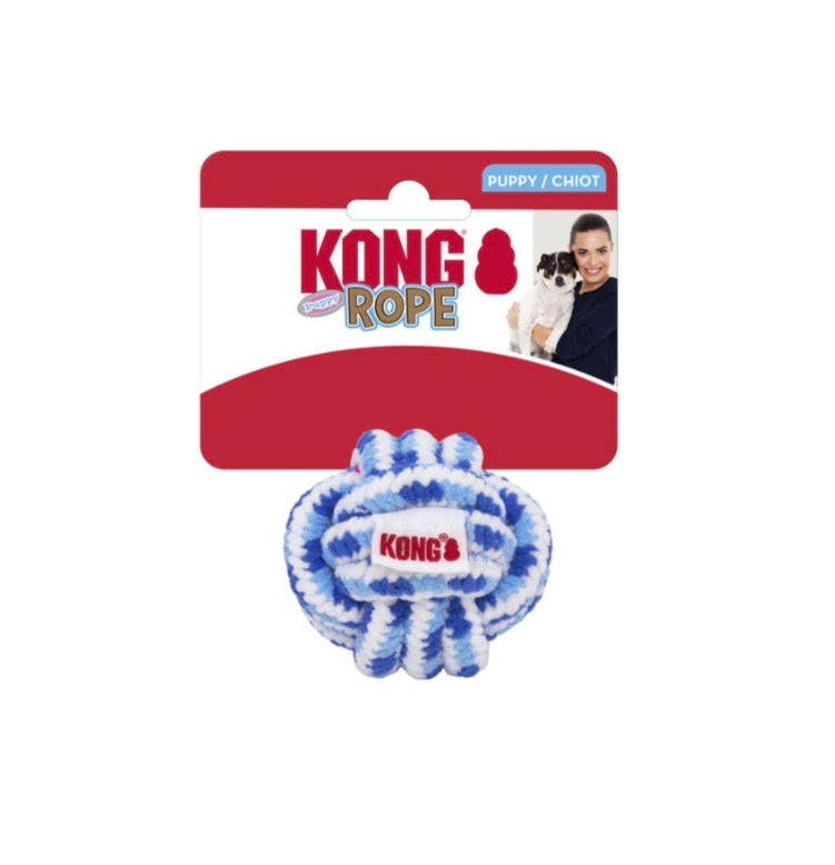 KONG Rope Ball für Welpen
