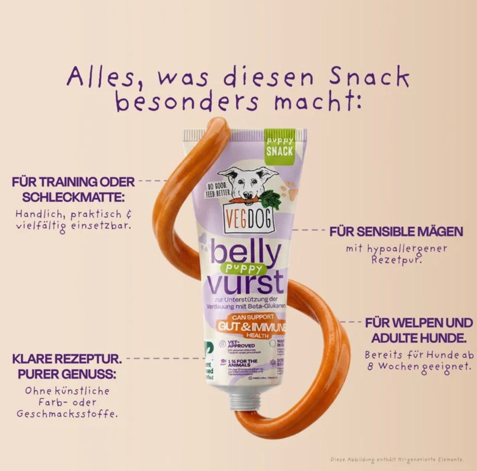 Was das besondere macht die vegane Hundevurst 