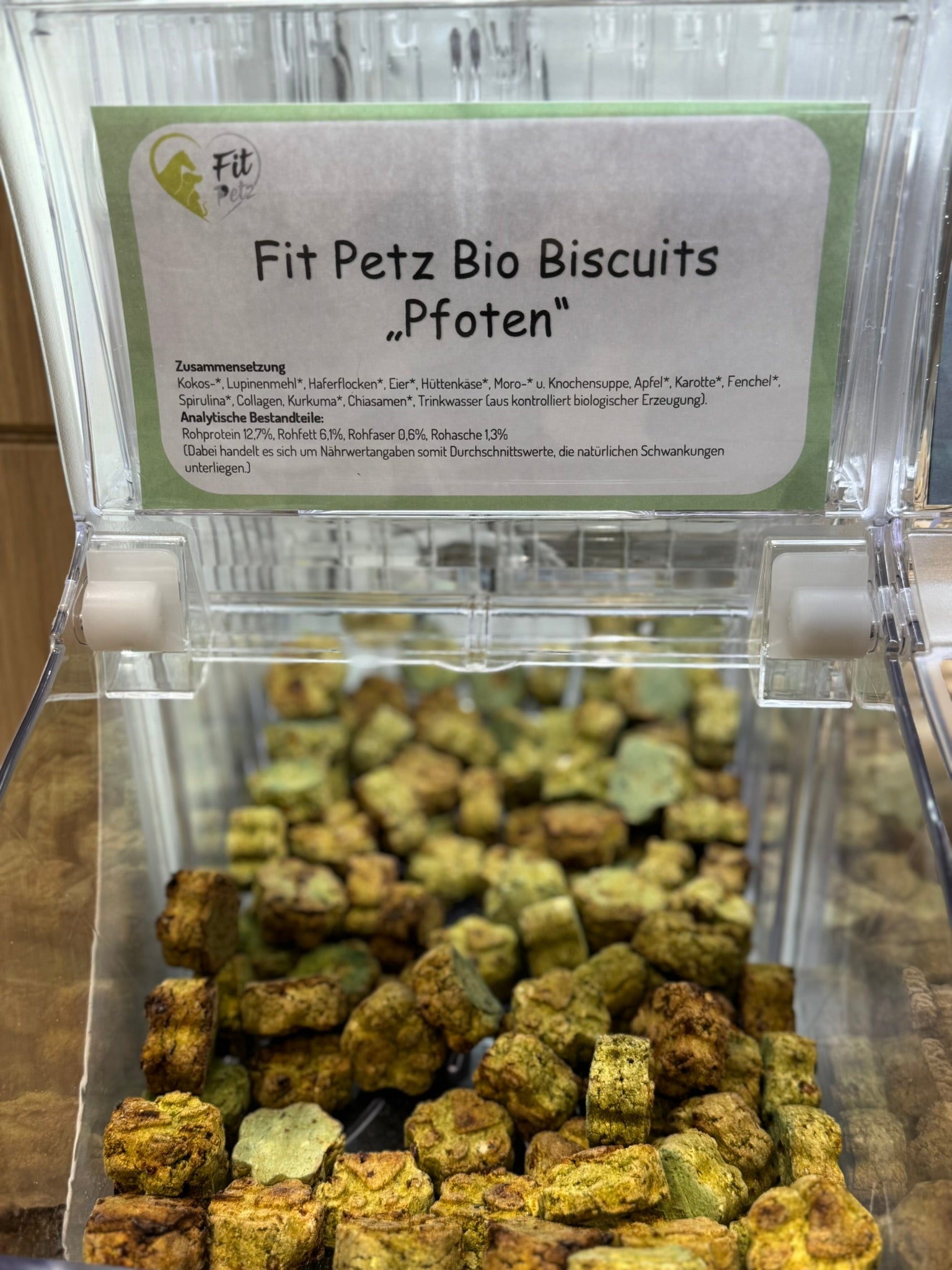 Bio Bisquits Pfoten Hundeleckerlis  Selbstbedienungsbox 
