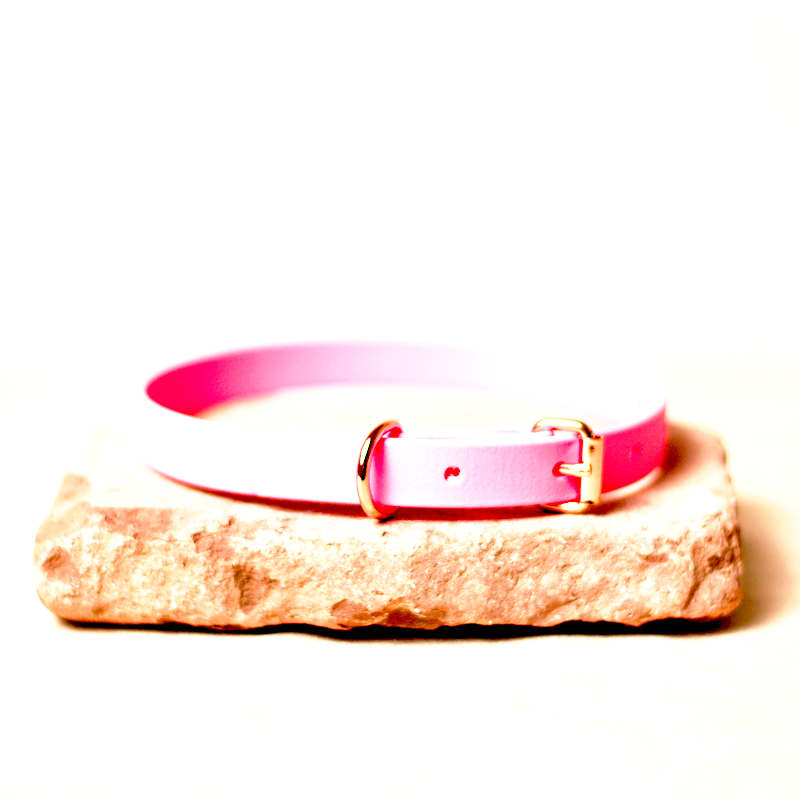 Biothane Halsband Babyrosa 35cm