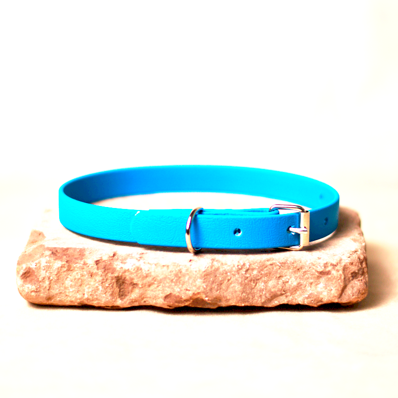 Biothane Halsband Hellblau 35cm