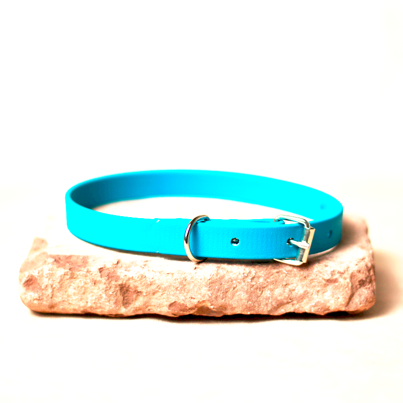 Biothane Halsband Laguneblau 35cm