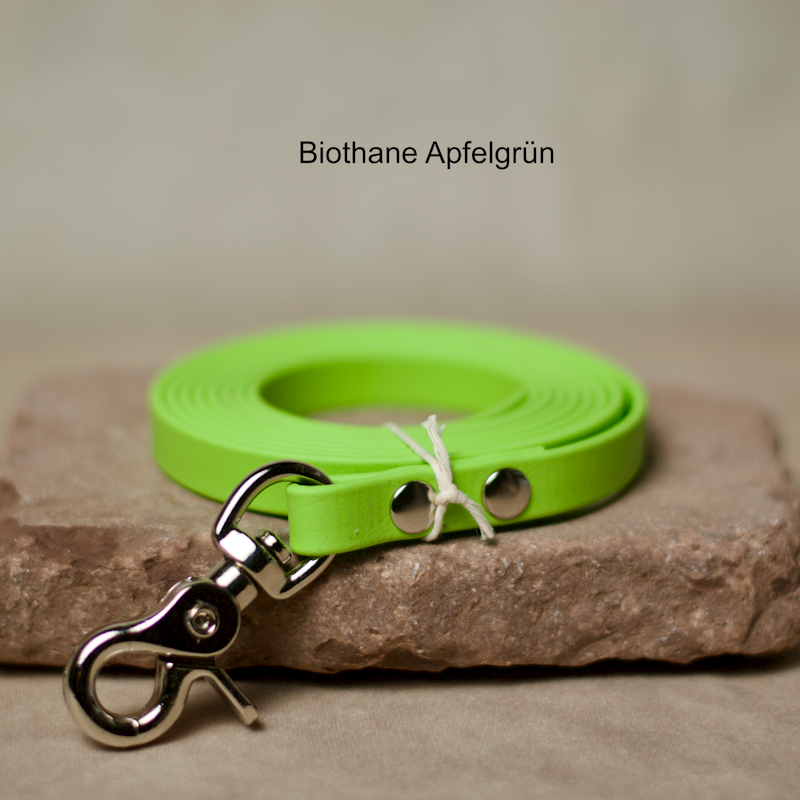 Biothane Leine Apfelgruen 2m