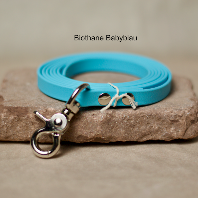 Biothane_Leine_Babyblau_2m