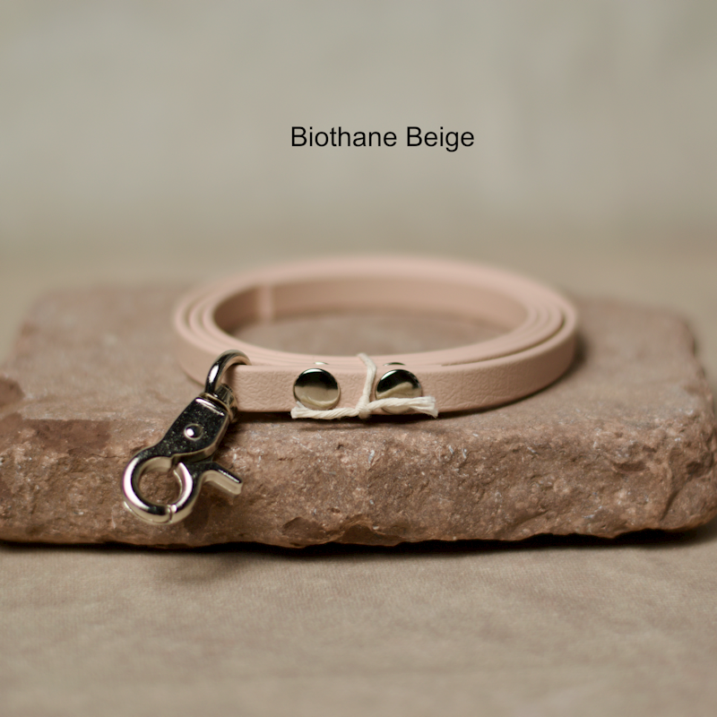 Biothane_Leine_Beige_100 cm
