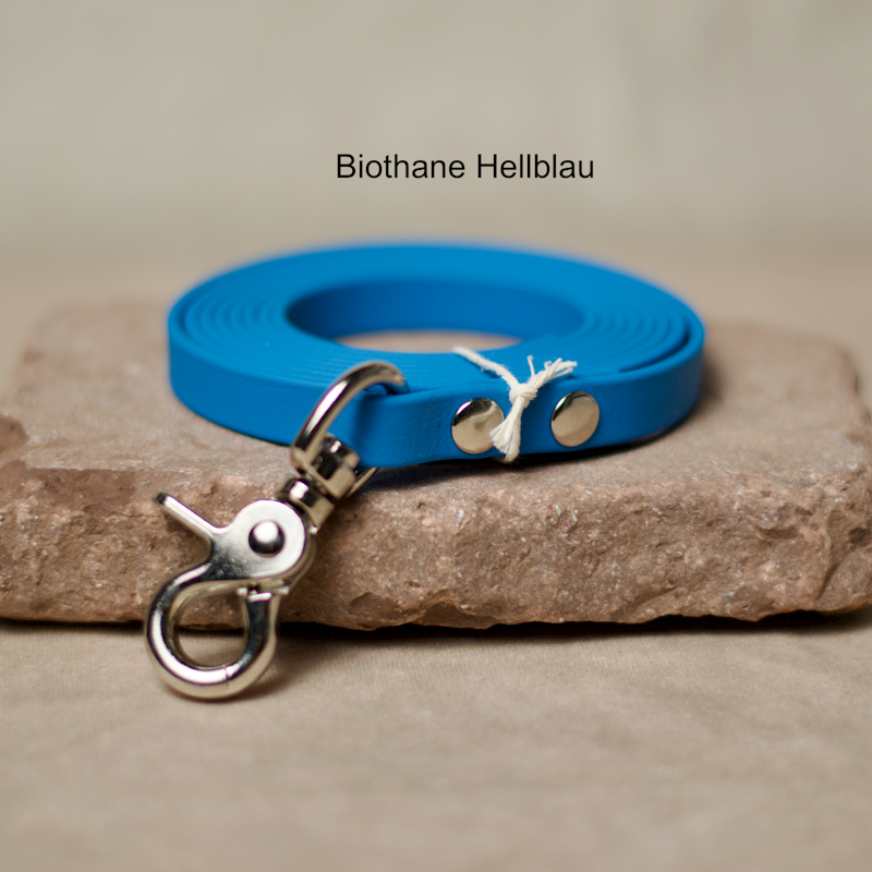Biothane Leine Hellblau 2m