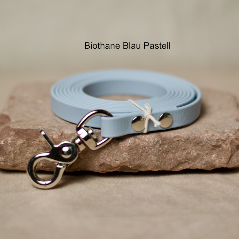 Biothane Leine Pastellblau 2m