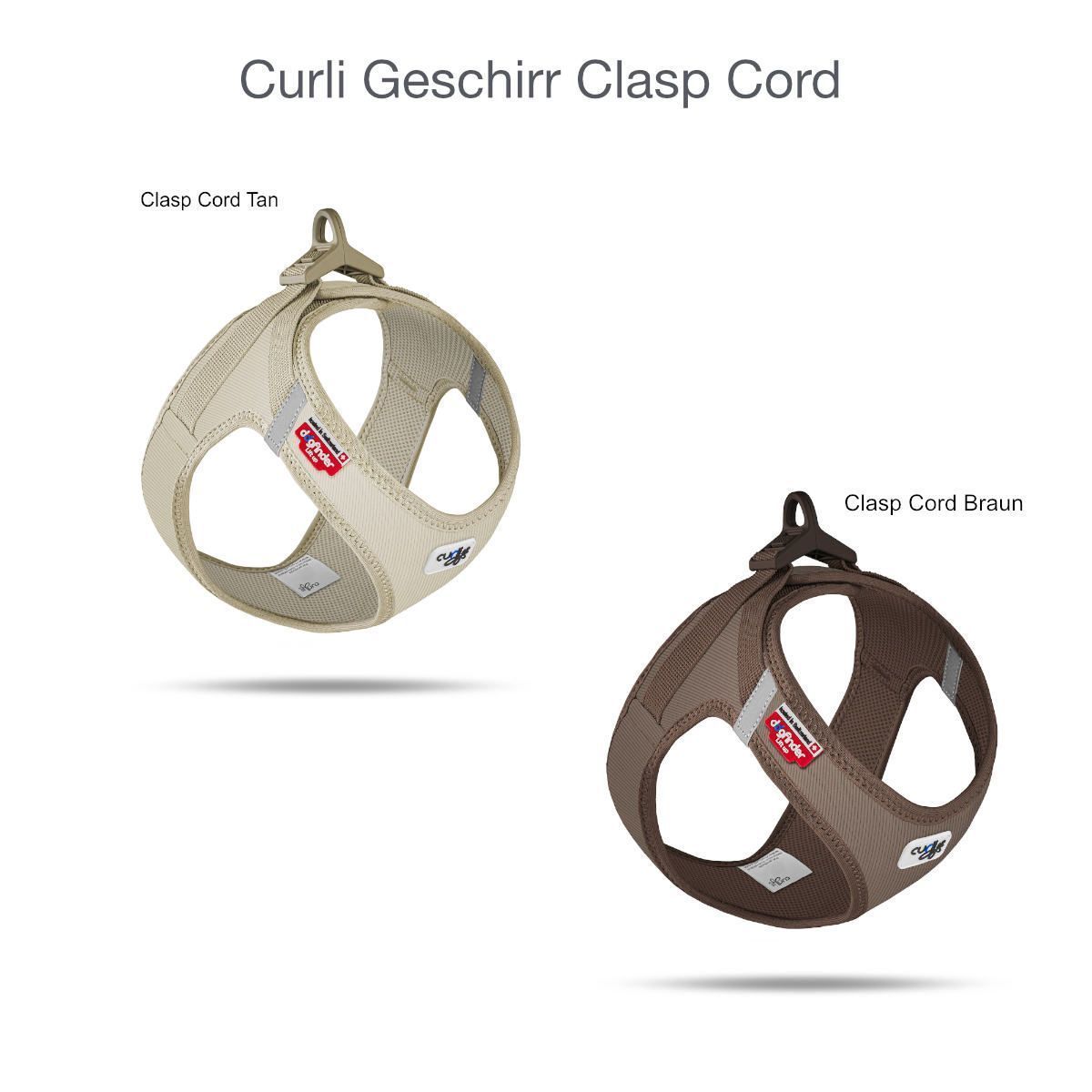 Hundegeschirr in Grau und Braun