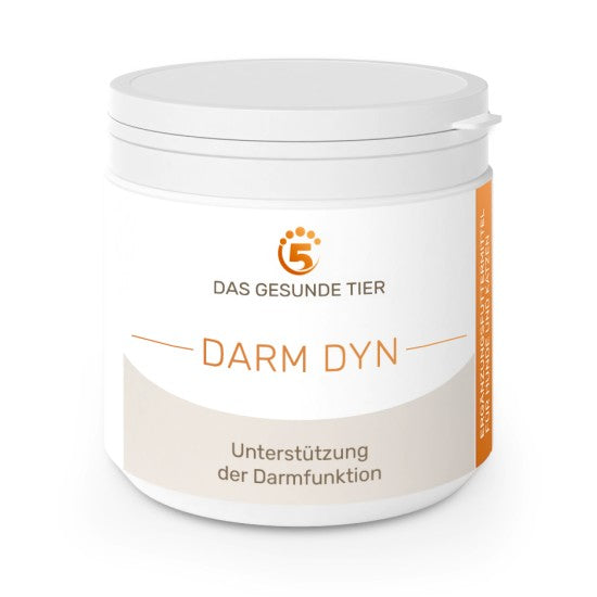 weiße dose mit Darm Dyn. Mittel zur Umterstützung der Darmfunktion bei Hunden
