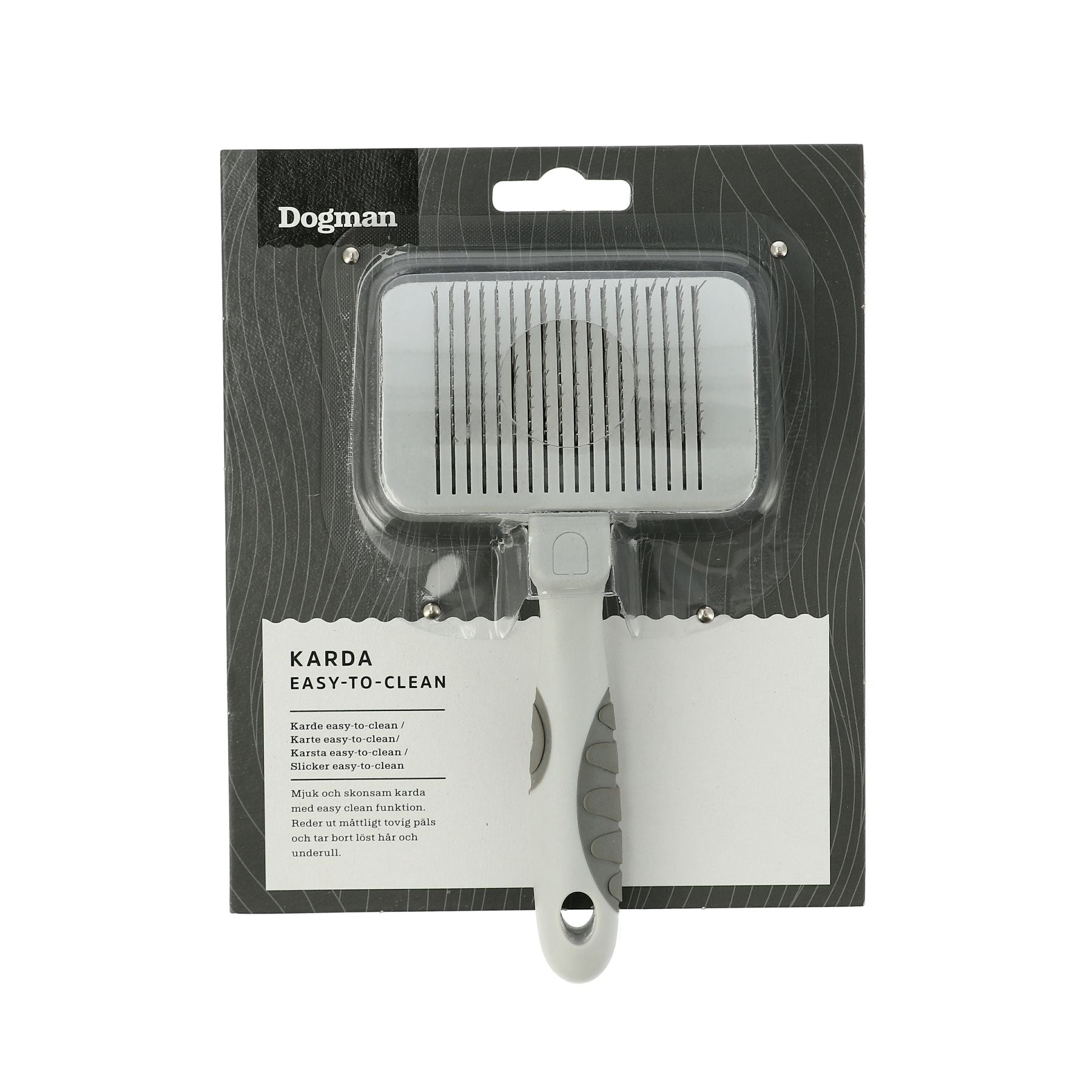 Fellbürste in Blisterverpackung Vorderansicht