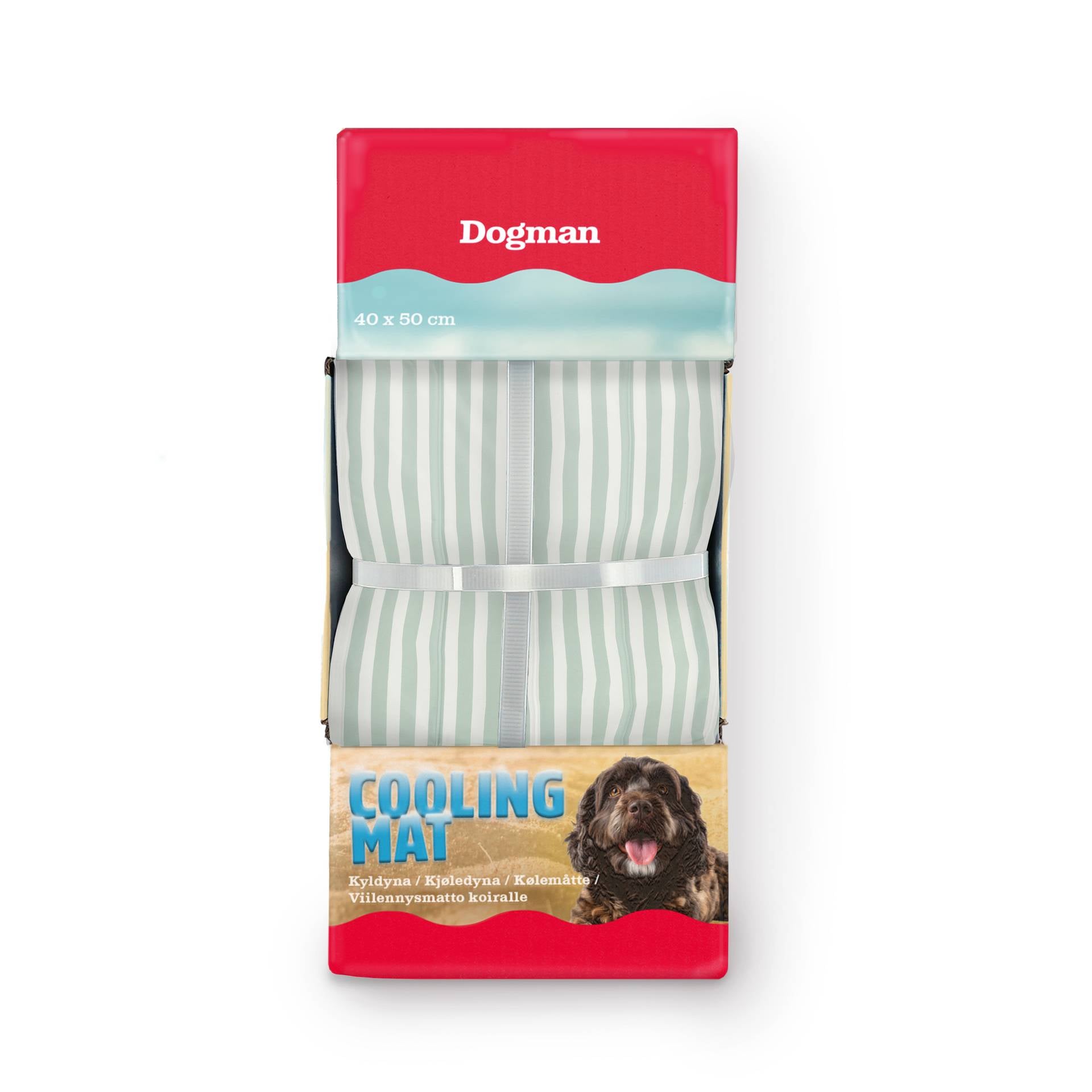 Verpackung mit Dogman Kühldecke
