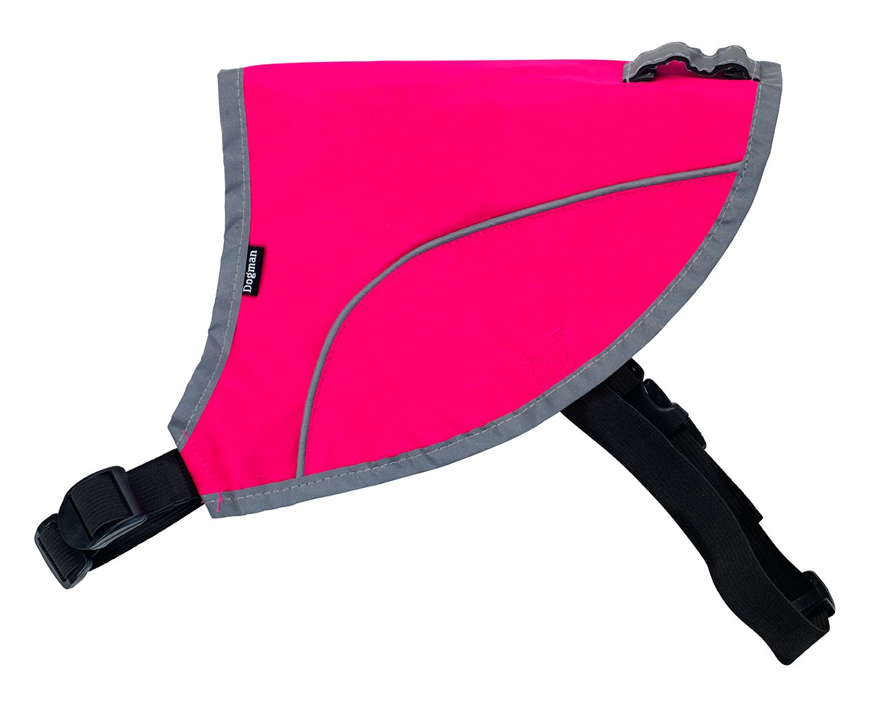 Rosa Hundewarnweste reflektierend