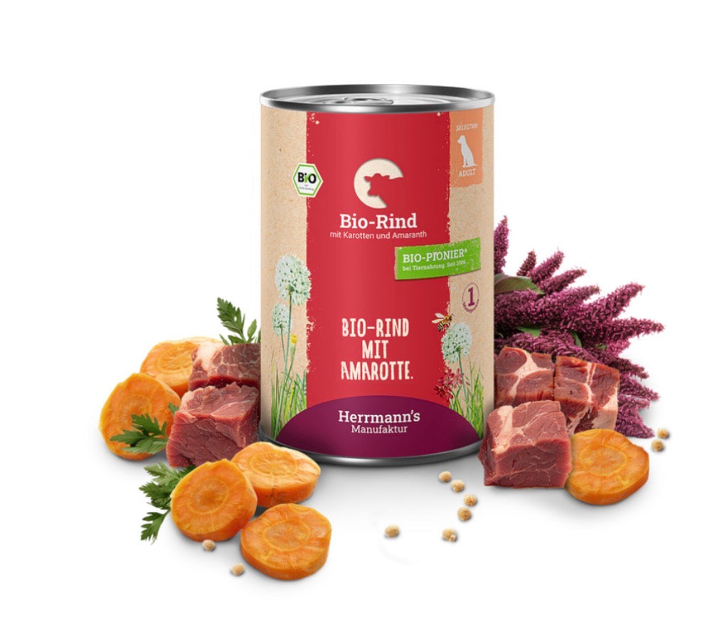 Nassfutter für Hunde Sorte Rind 