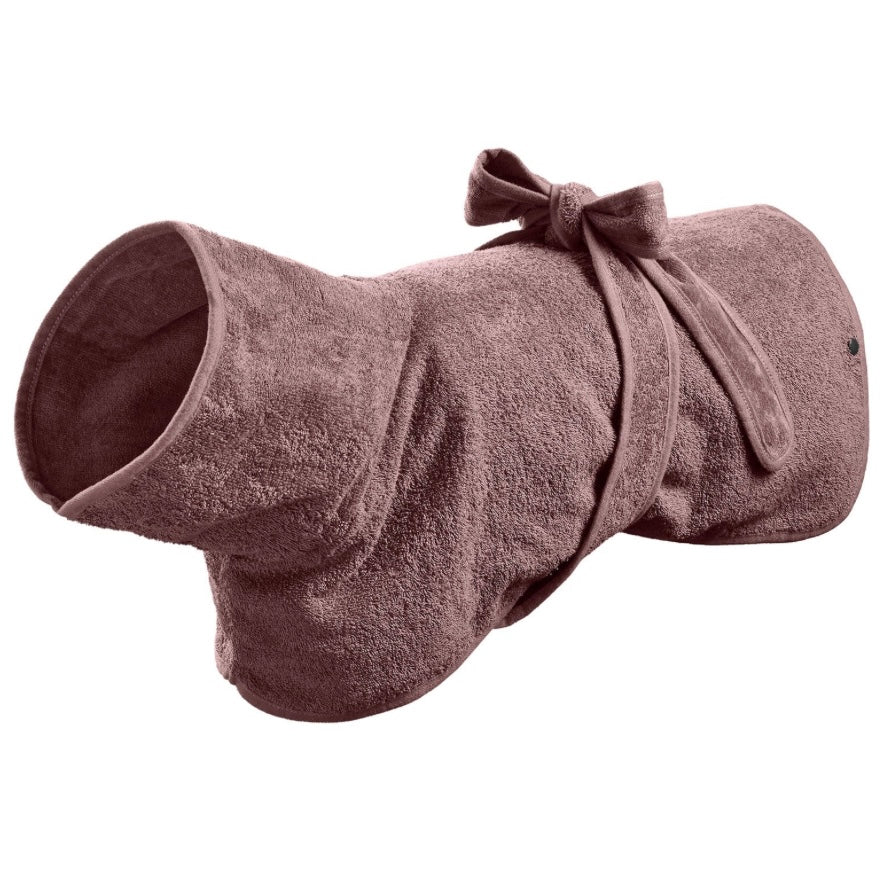 Hunter Bademantel für Hunde Modell  Riga rosa