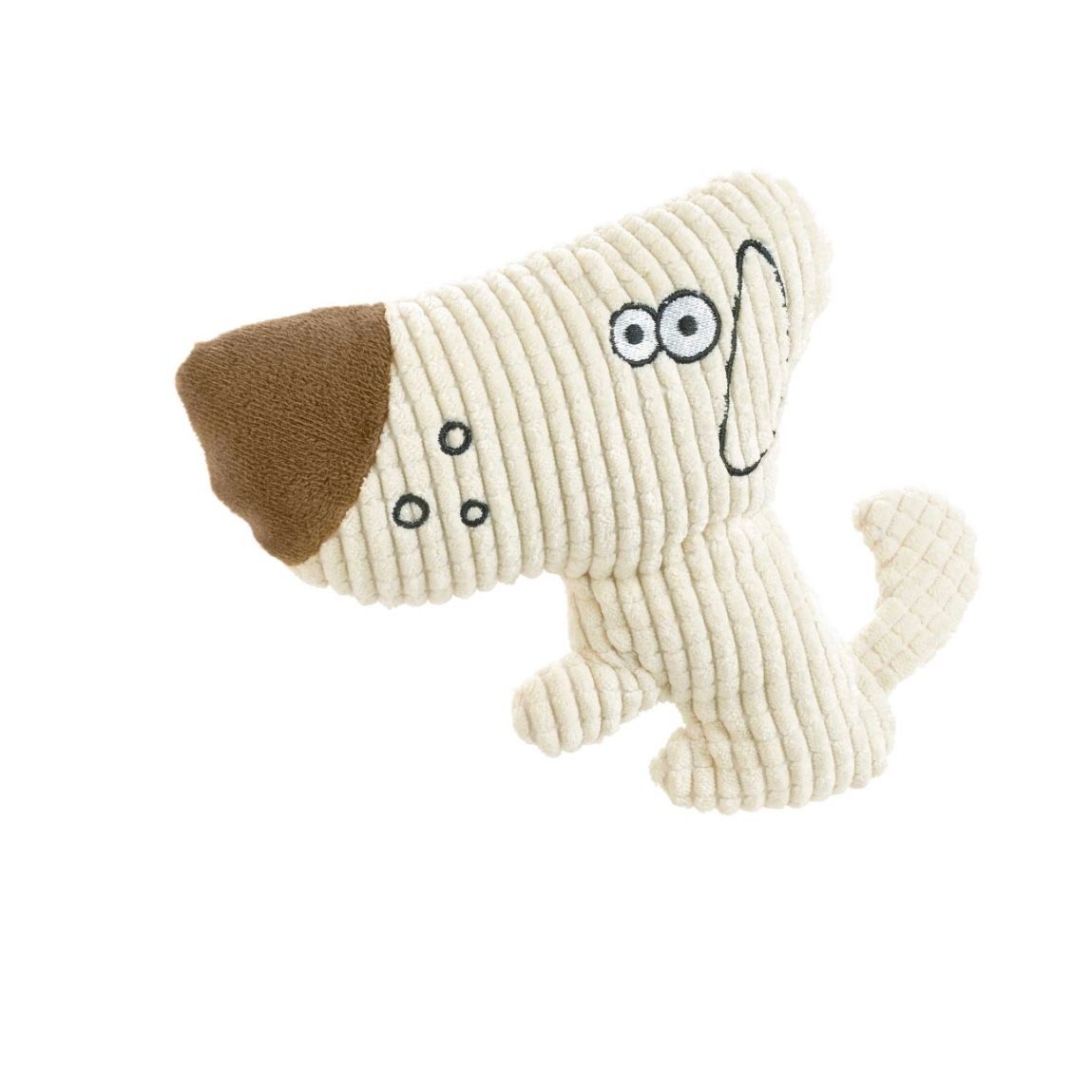 Weißer Stofftierhund der Firma Hunter