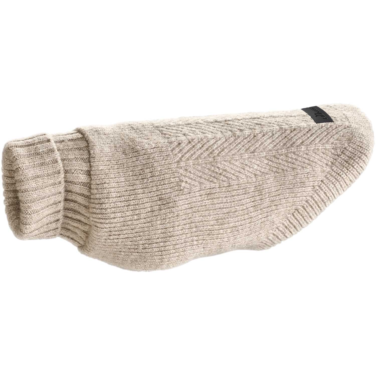 Hunter Pullover  Genf für Hunde Beige. Gestrickt
