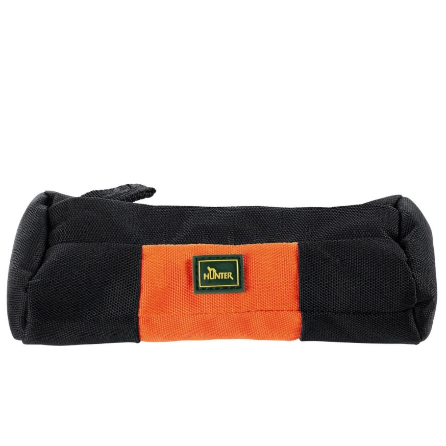 Futterdummy für Leckerlis in Orange-schwarz