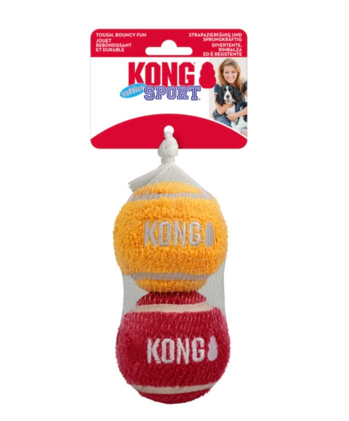 Hundebälle von der Firma Kong ohne Quitschie 2 Set 