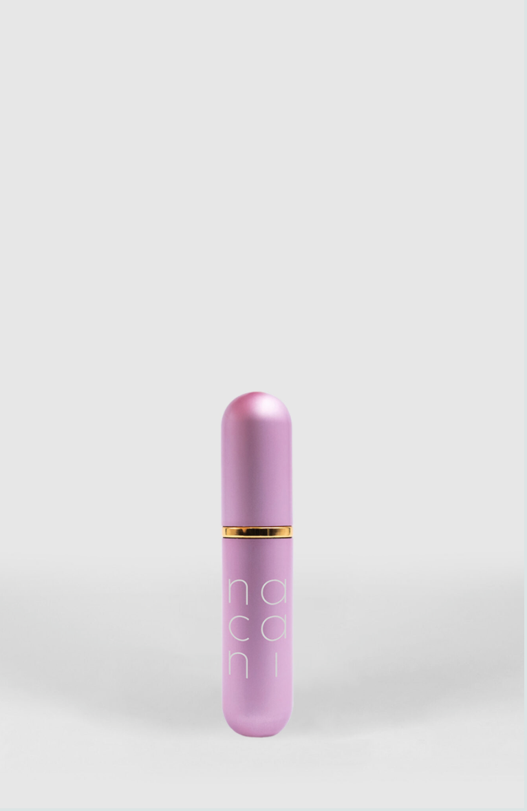 nacani Relax Buddy Riechstift für Hunde in elegantem metallic-rosa Design – aromatischer Duft zur konditionierten Entspannung