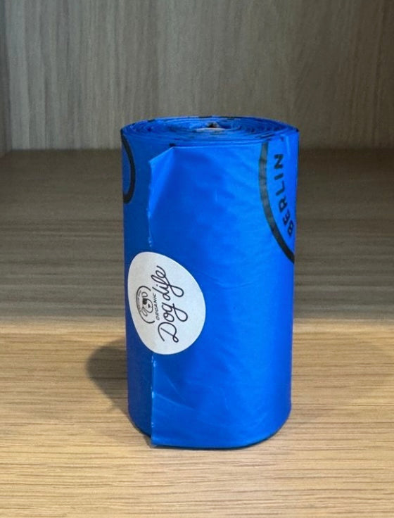 Rolle Kotbeutel blau