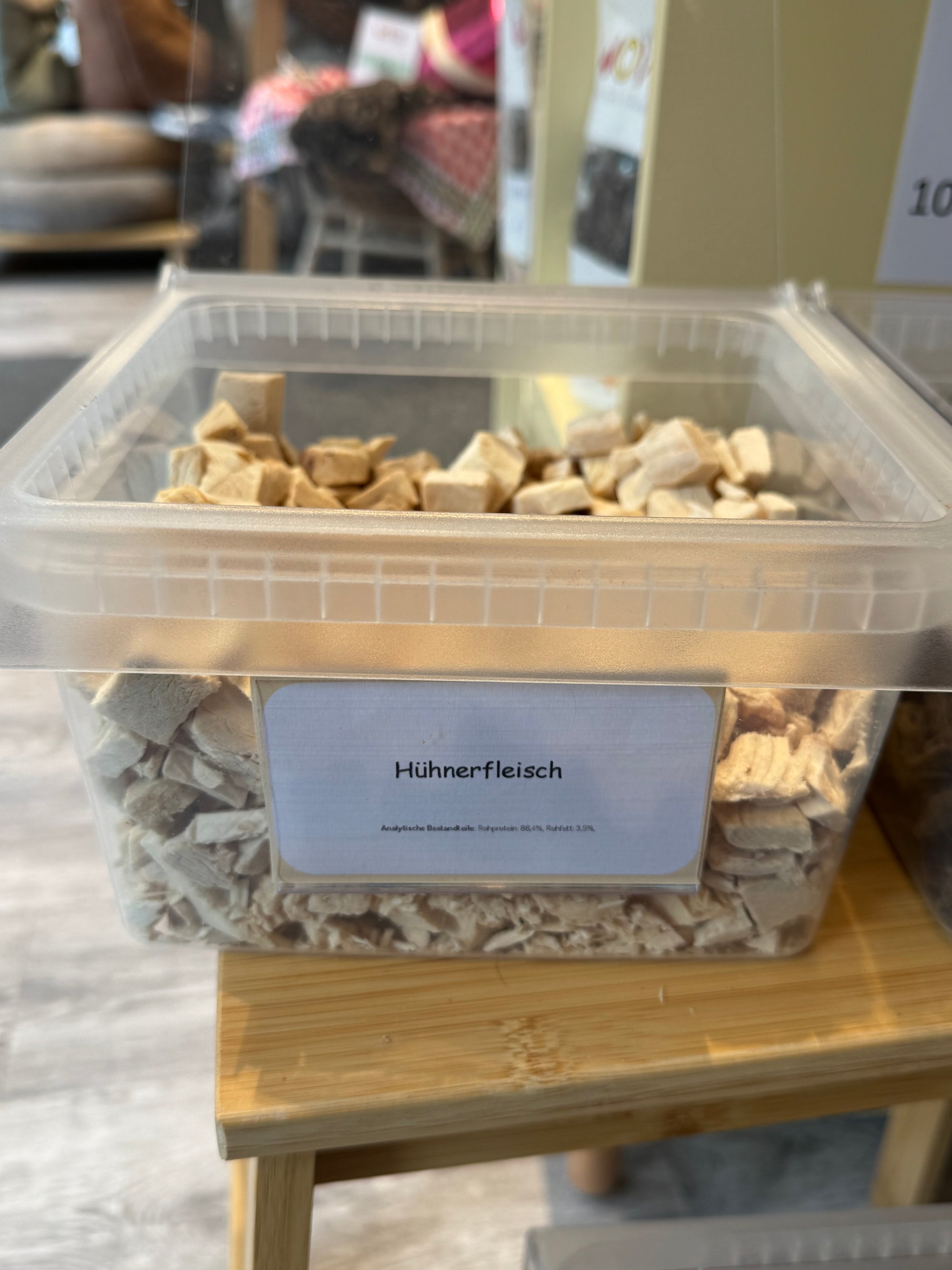 Gefriergetrocknetes Hühnerfleisch 