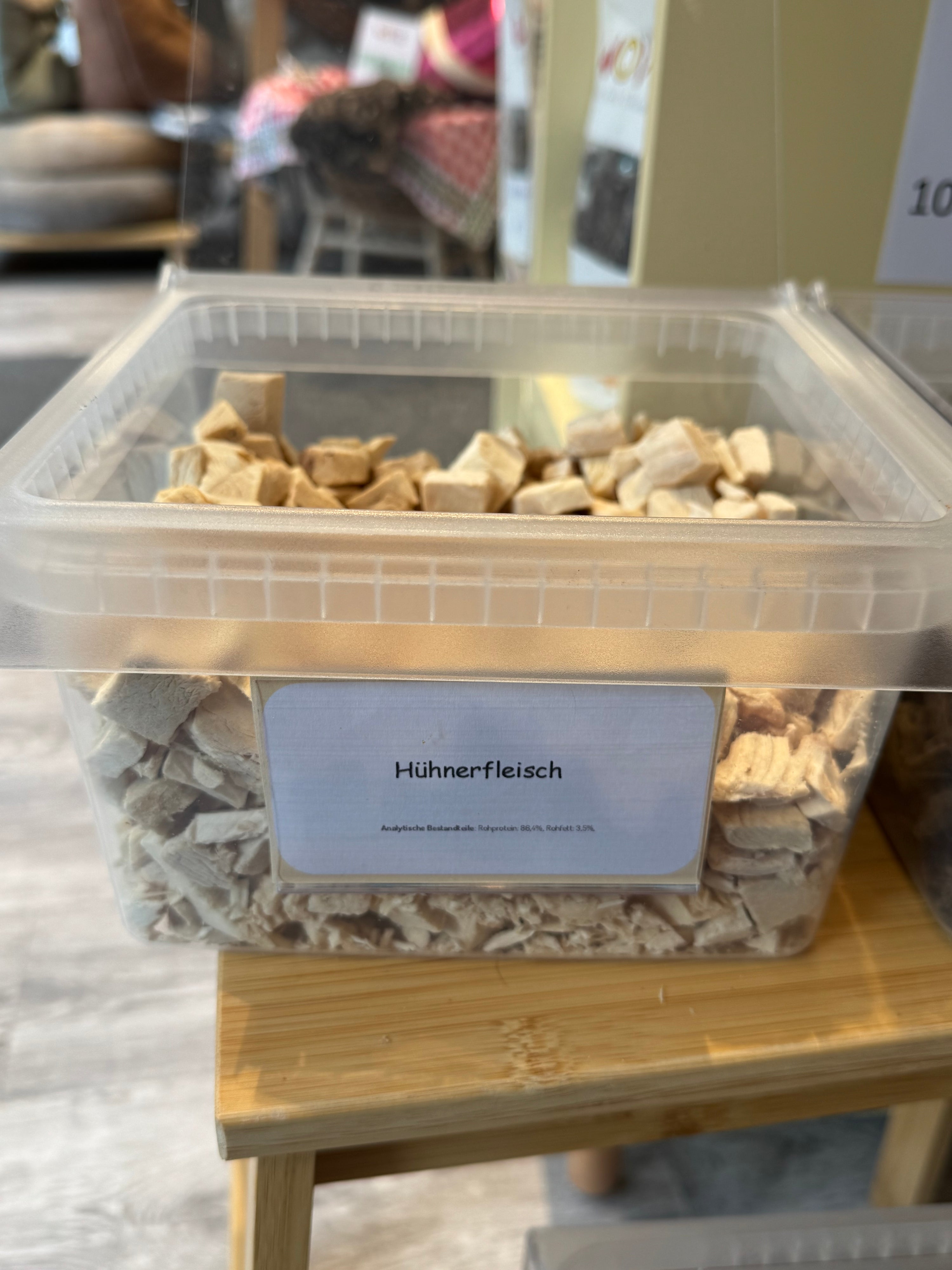 Gefriergetrocknetes Hühnerfleisch 