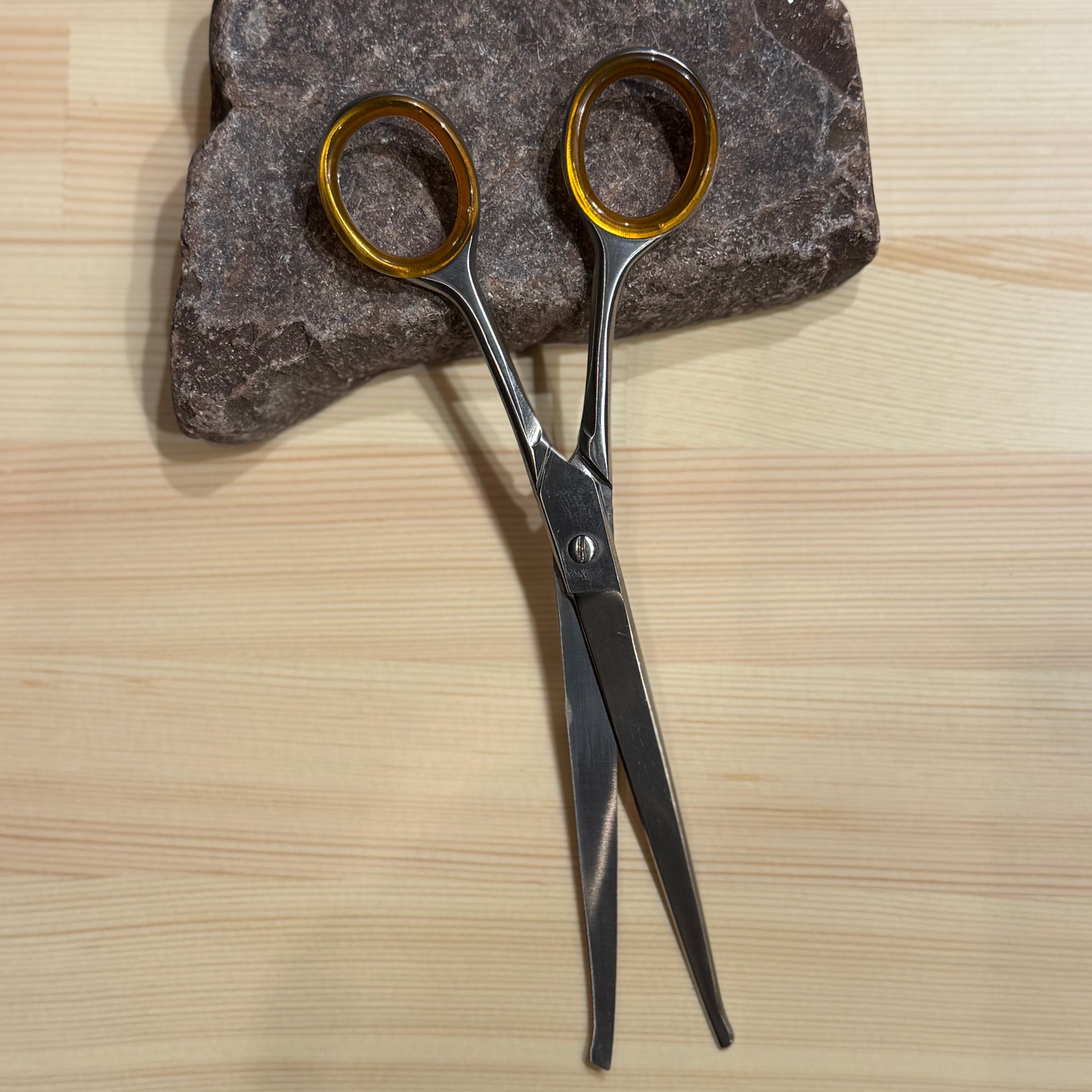 Tierbude Tierhaarschere 17 cm gebogen