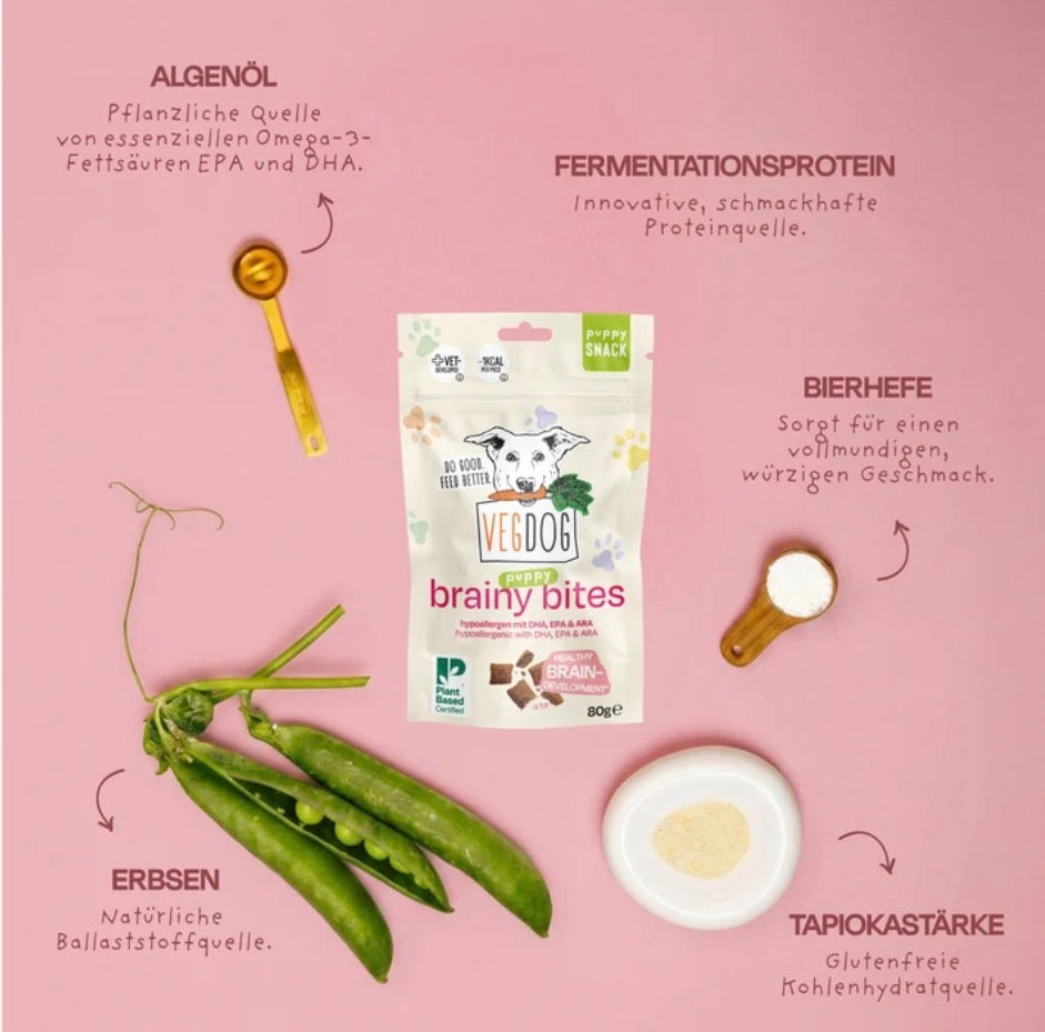 Zutaten von den Veganen Hundeleckerlies 