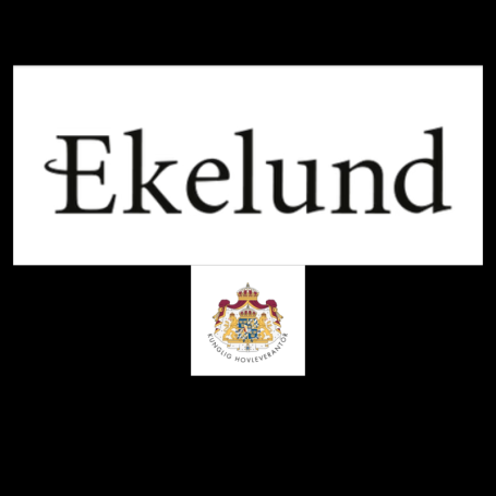 Der Text zeigt den Namen "Ekelund" mit einem darunterstehenden Wappen.